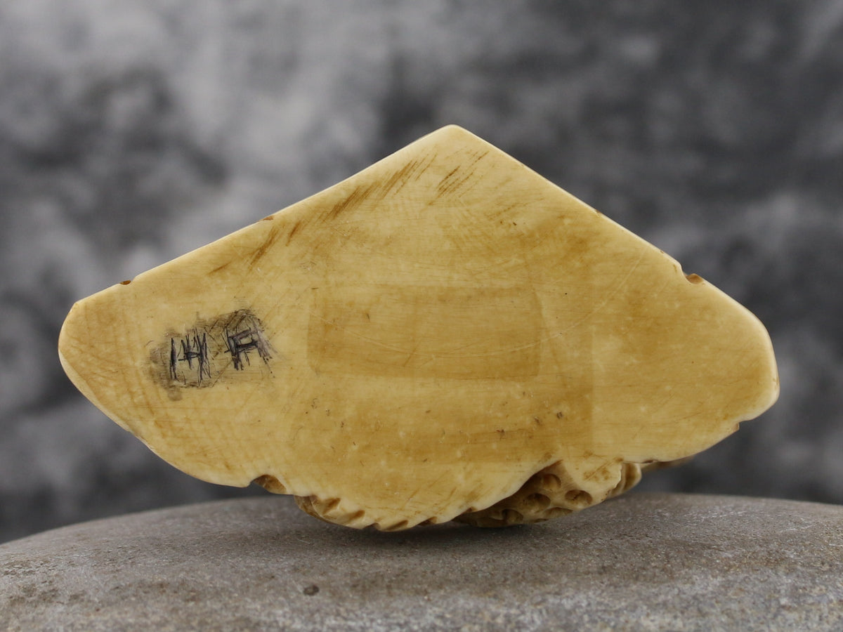 Father & Son Fishing Ivory Netsuke – Circa 1950s