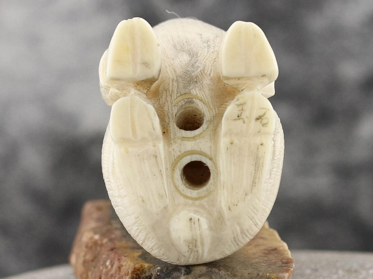 1950s Ivory Netsuke: Stag Gazing to the Heavens