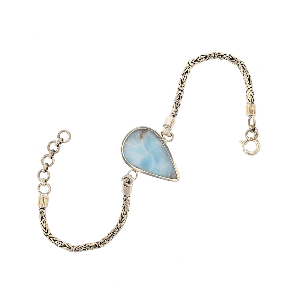 Larimar Pear Shape Bracelet