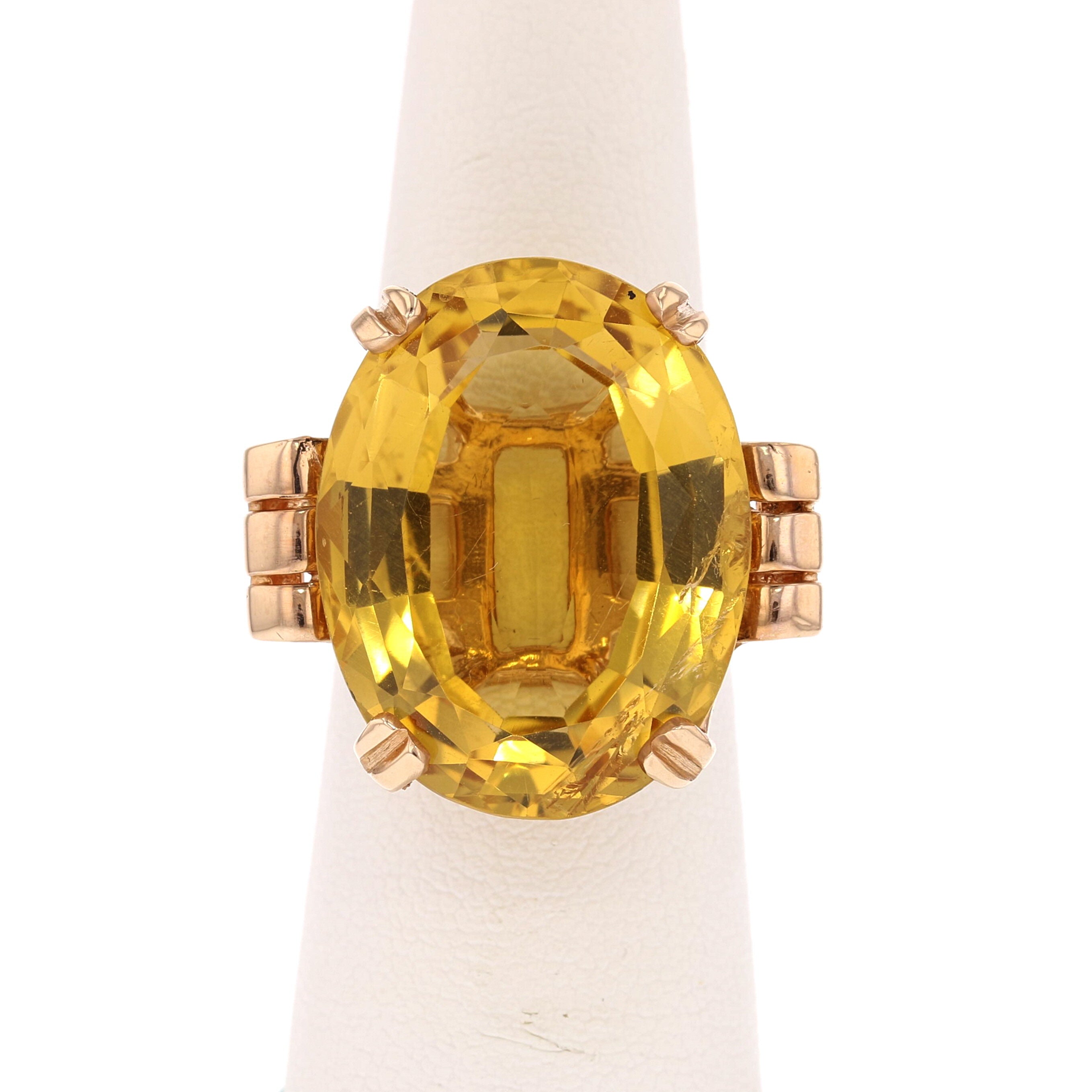 Citrine Ring - David's Antiques & Jewelry