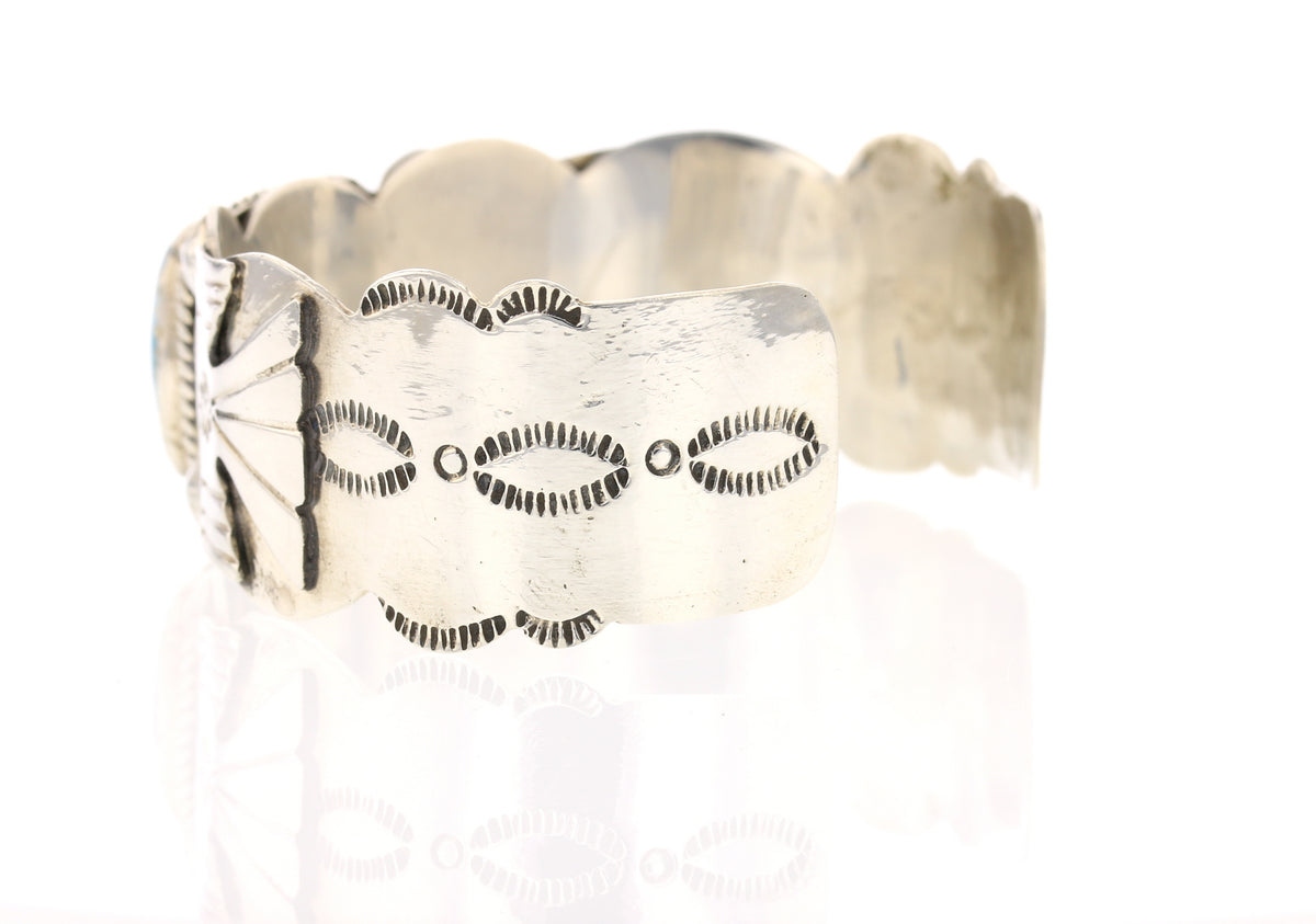 Larimar Navajo Bird Cuff Bracelet