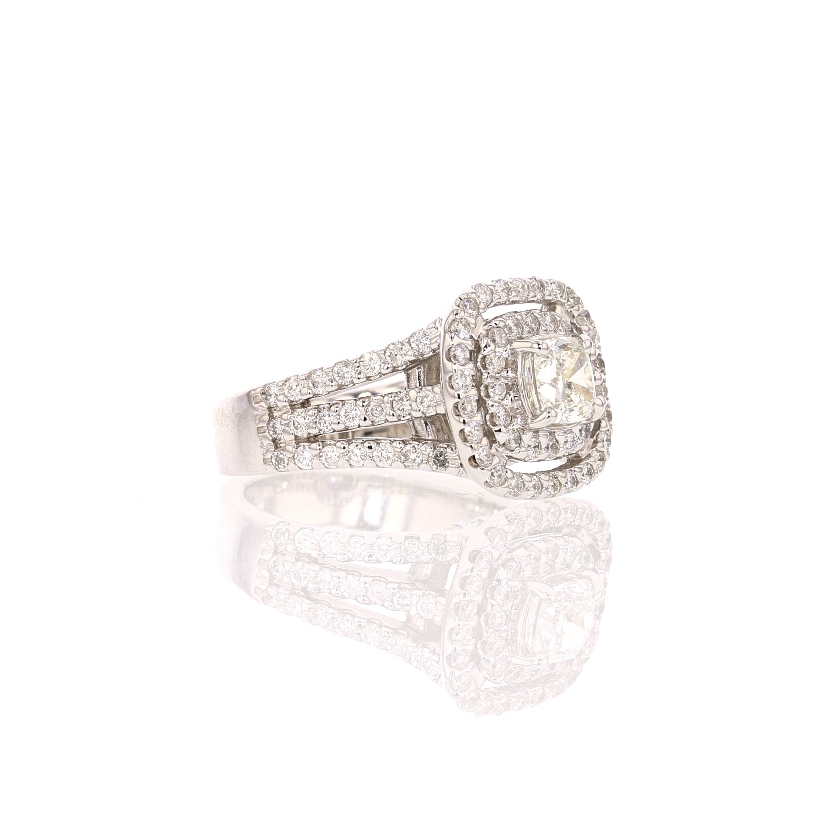 Diamond Cushion Ring in GIA Graded - David's Antiques & Jewelry