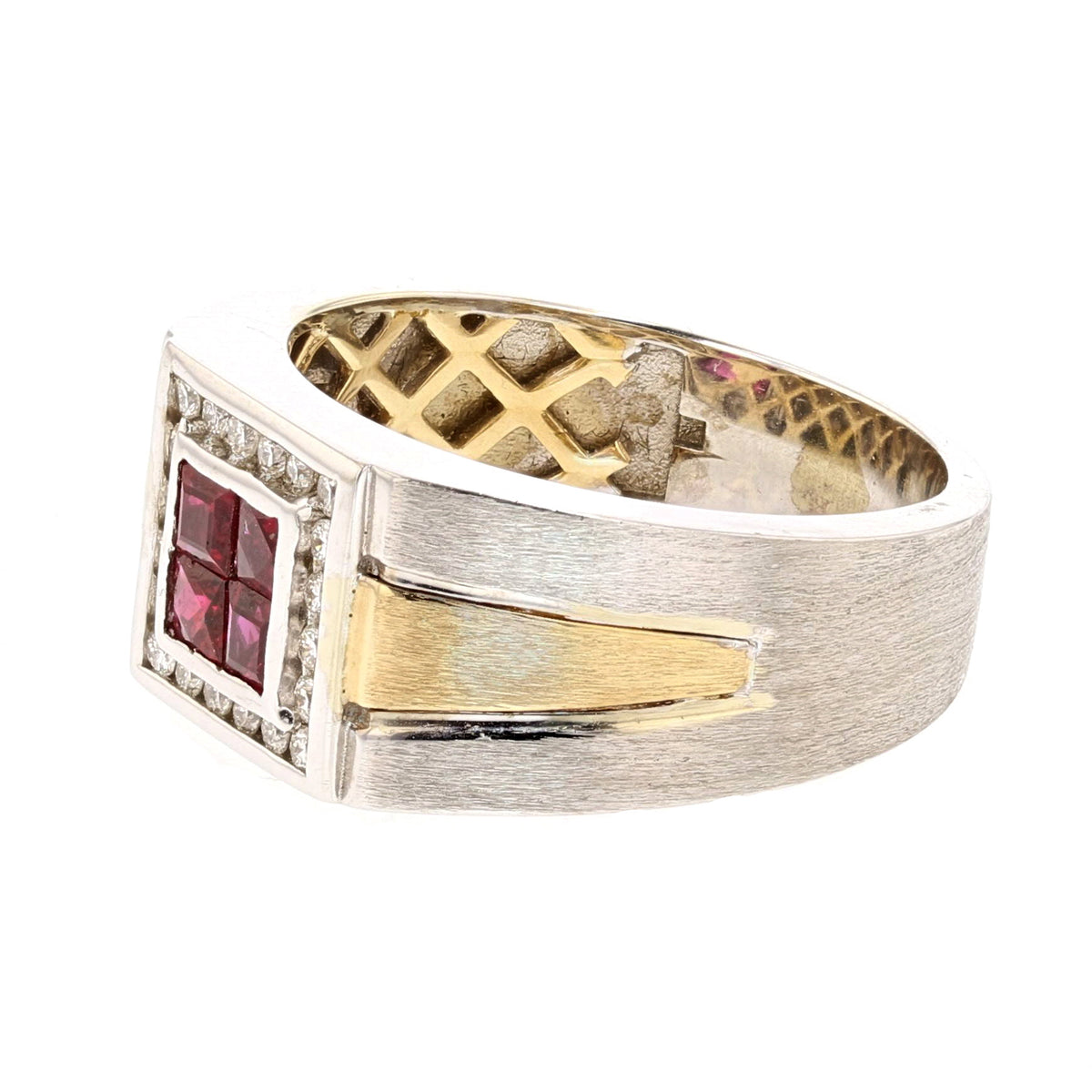 Off center view of the ring