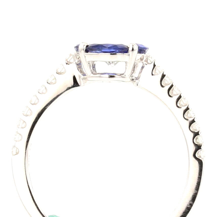 Vintage Sapphire and Diamond Ring