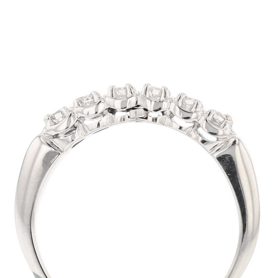 14K White Gold Diamond Engagement/Bridal Ring and Matching Band