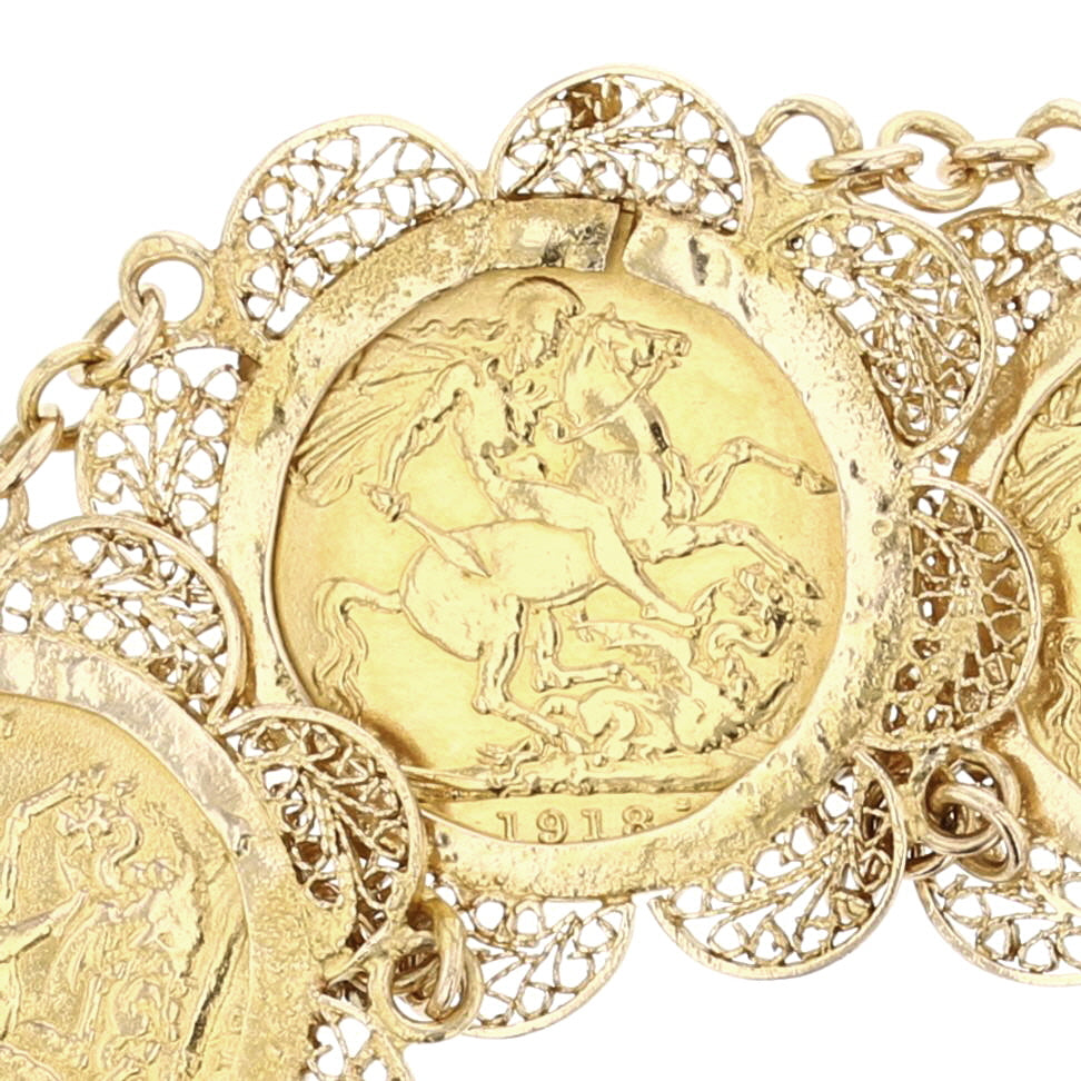 Sovereign Coin Bracelet