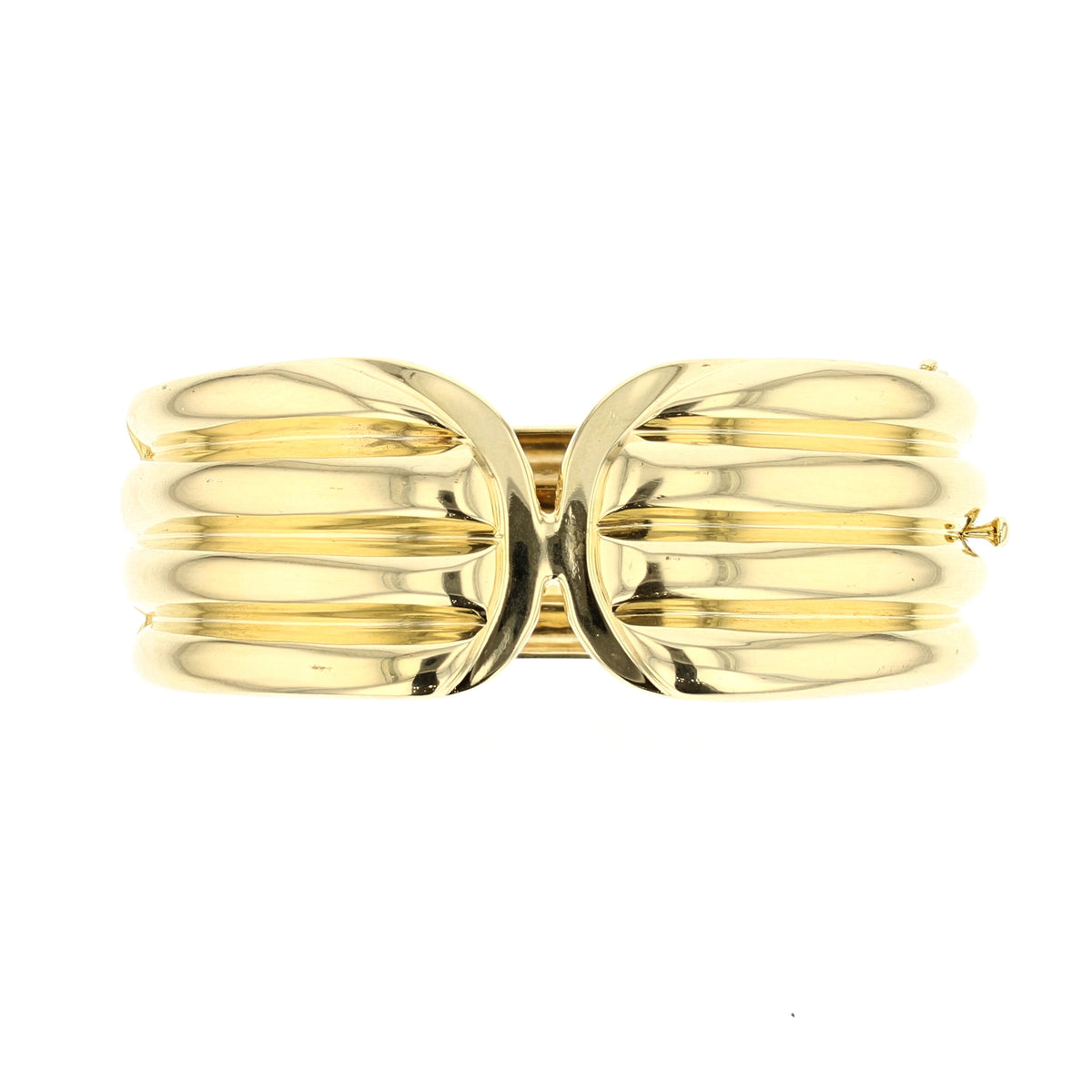 Versatile Diamond Gold Cuff Bracelet