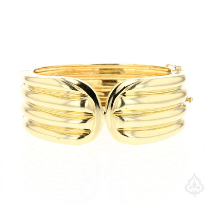 Versatile Diamond Gold Cuff Bracelet
