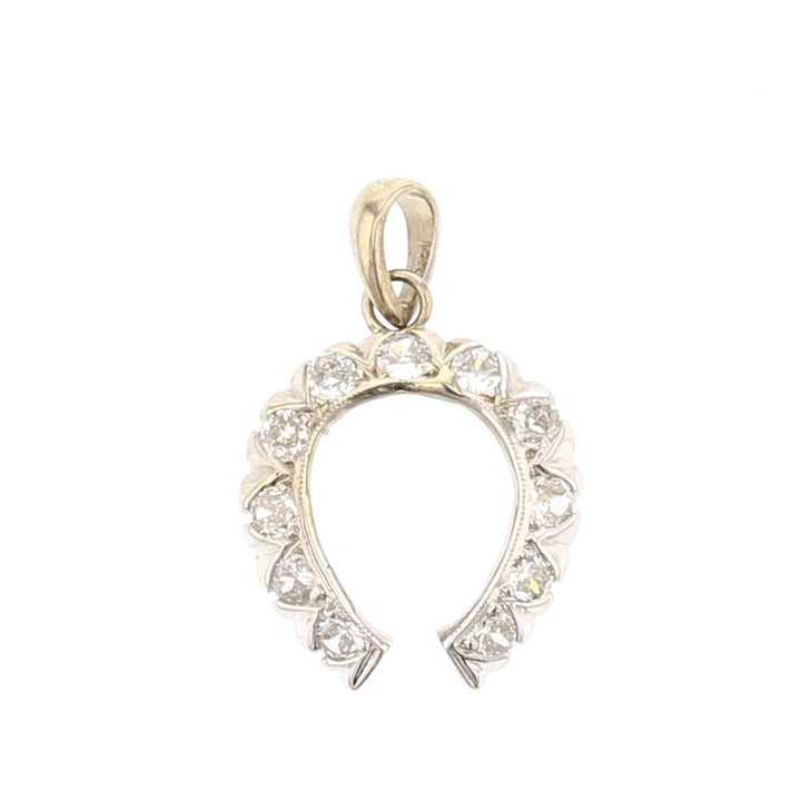 Horse Shoe Diamond Pendant 889246