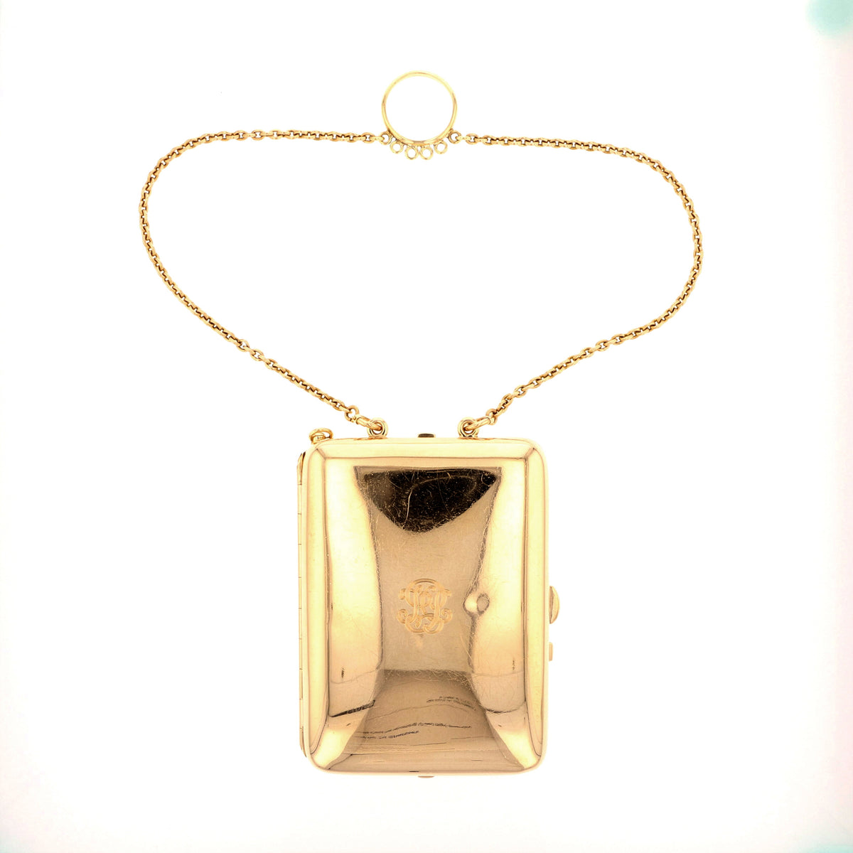 Antique Gold Compact Wallet