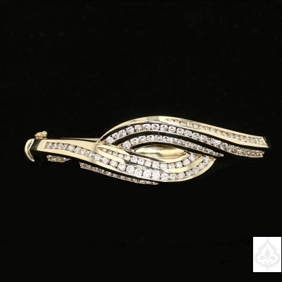 Vintage Diamond Gold Cuff