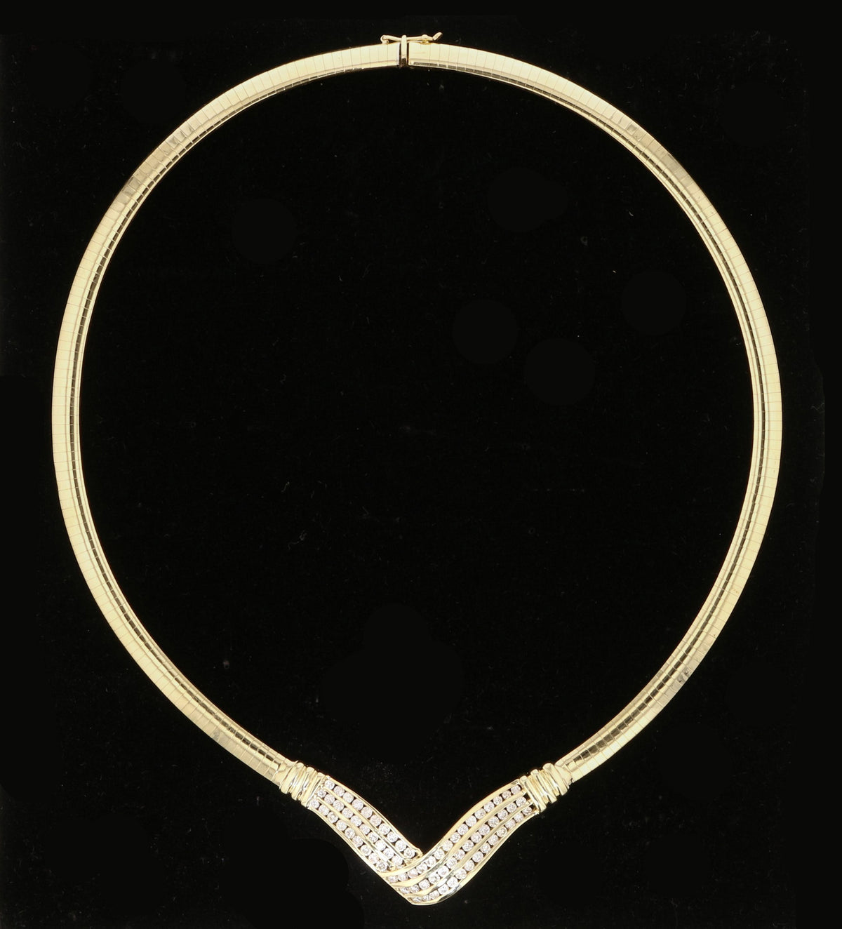 Vintage Diamond Gold Necklace