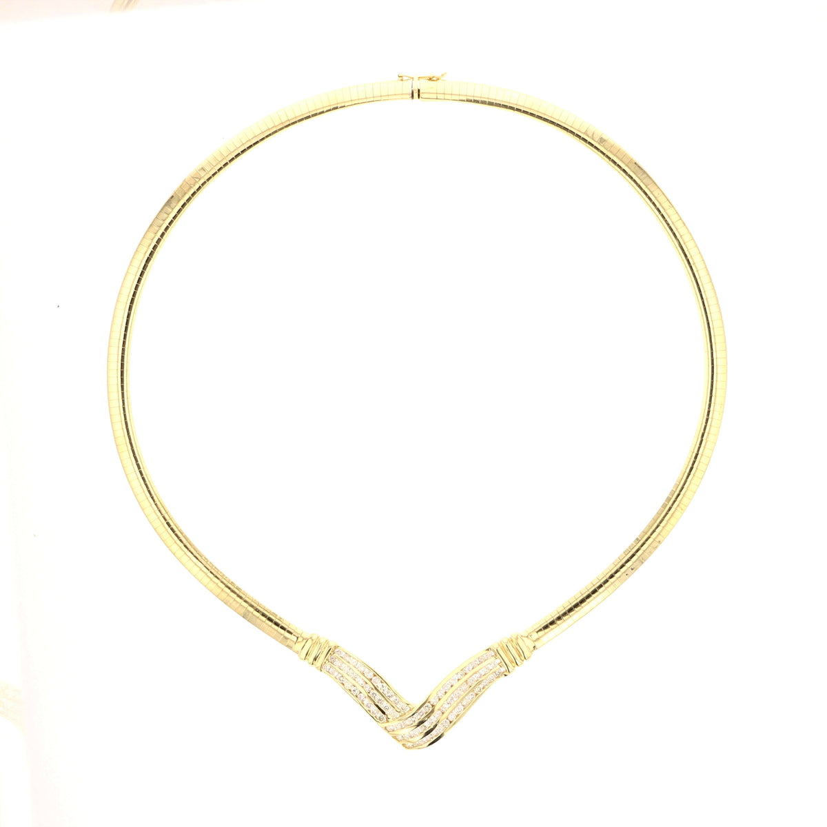 Vintage Diamond Gold Necklace