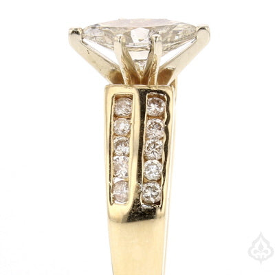 Vintage Marquise Diamond Gold Ring