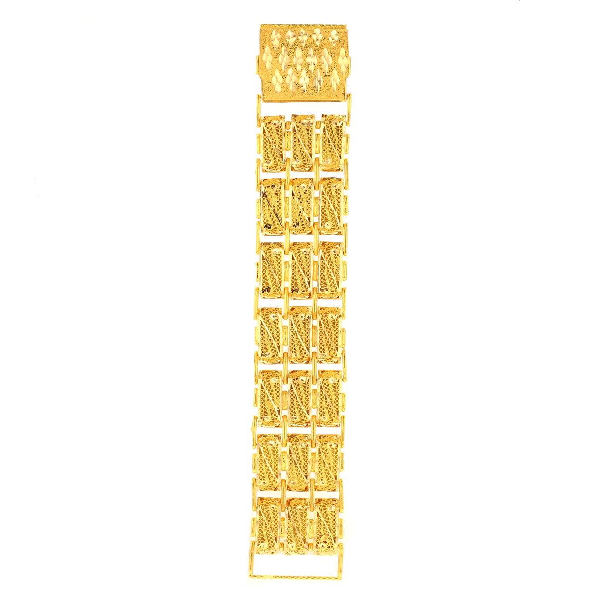 21K Thick Gold Bracelet