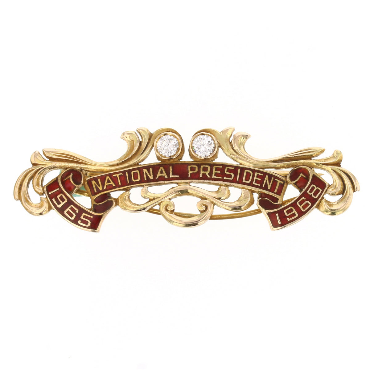 National President 1965 - 1968 Brooch