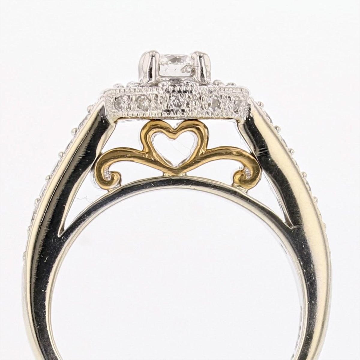 14K White Gold Diamond Engagement/Bridal Ring