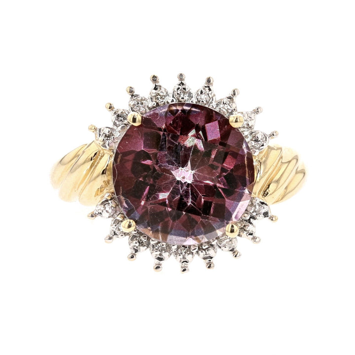 Lab-Grown Alexandrite Ring