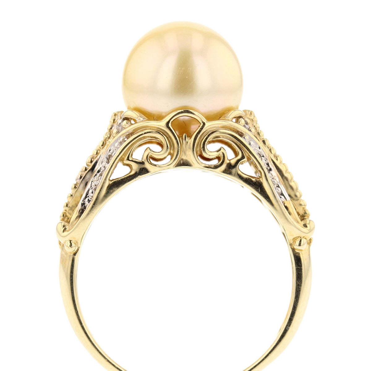 14K Gold FWP, Diamond Ring