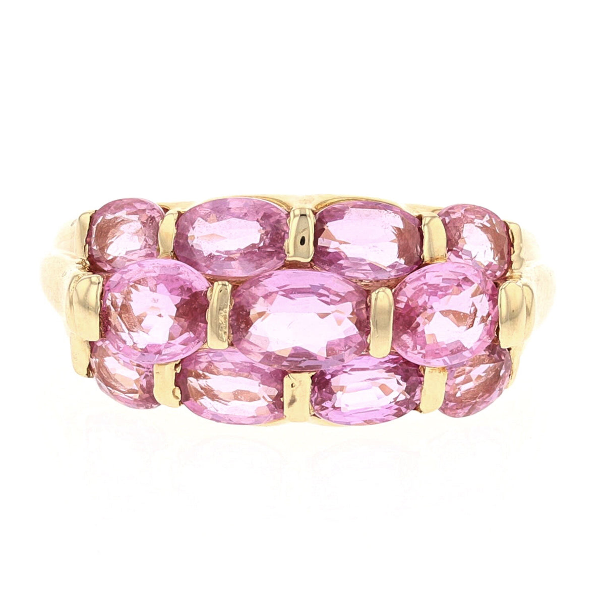 14K Gold Pink Sapphire Ring