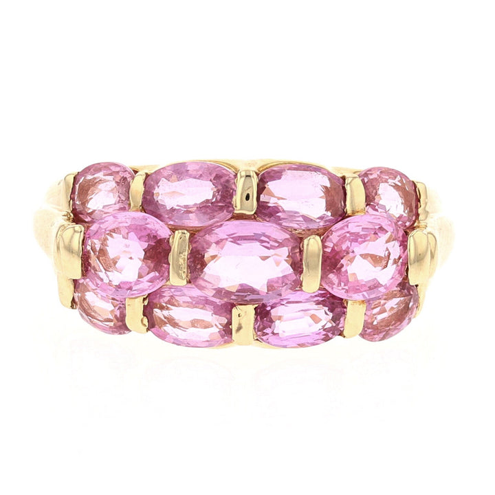 14K Gold Pink Sapphire Ring