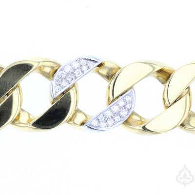 3 Curb Link Bracelet Necklace combo