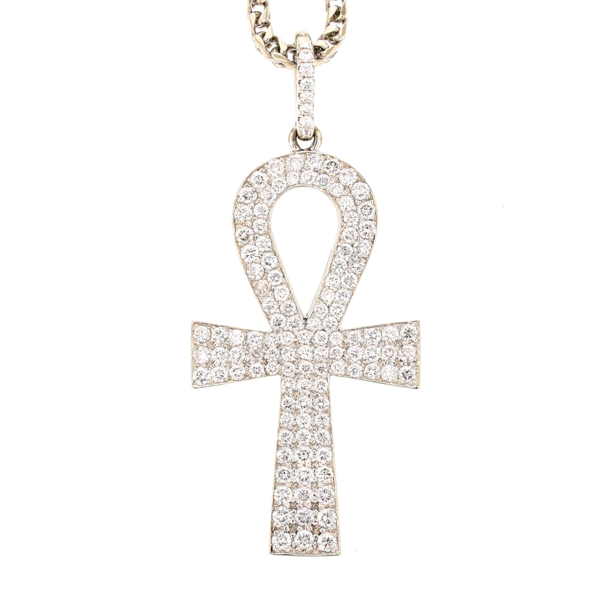 5.30ct Diamond Ankh Pendant