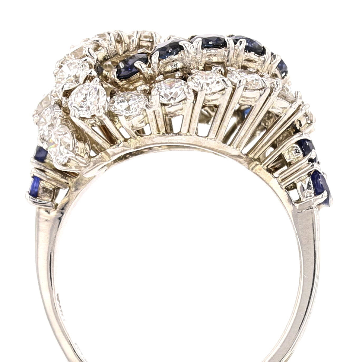 Sapphire & Lab-Grown Diamond Ring