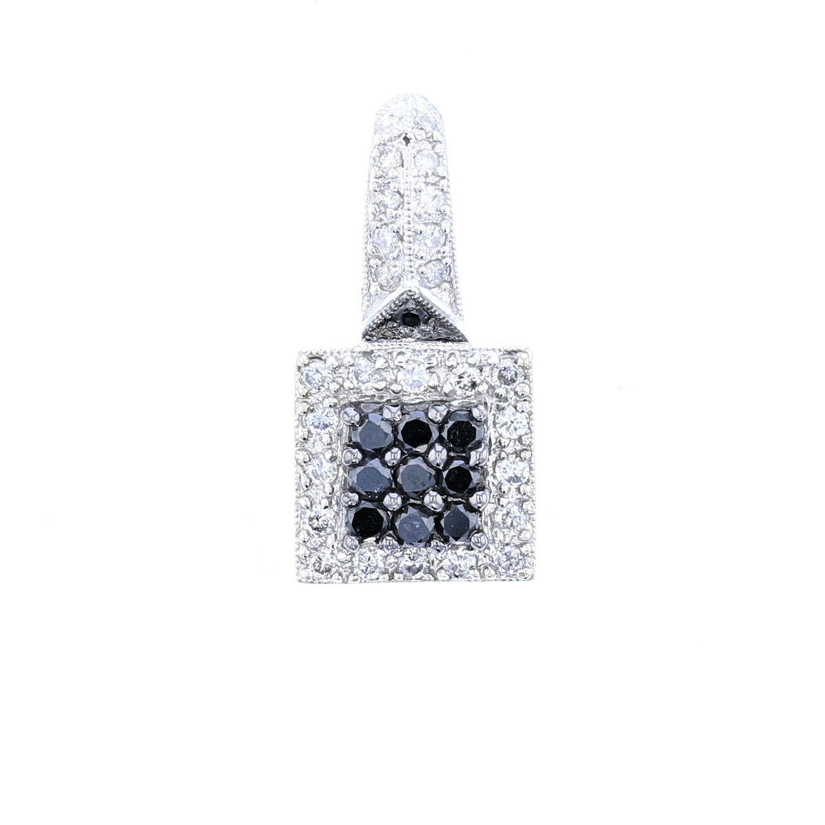 Black n White Diamond Pendant 891771