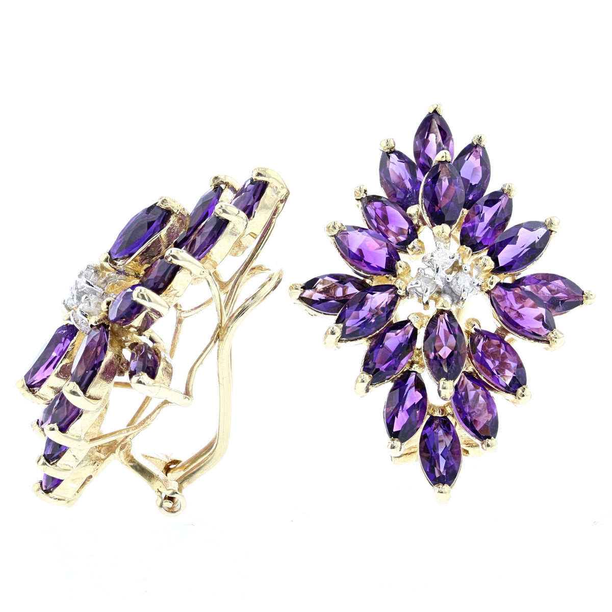 Amethyst Vintage Earrings 891775