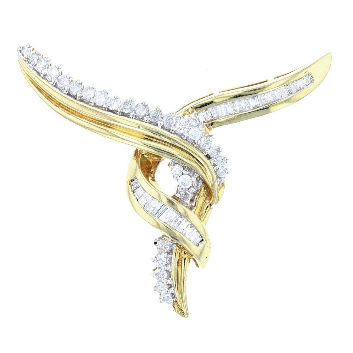 Vintage Diamond Gold Pendant