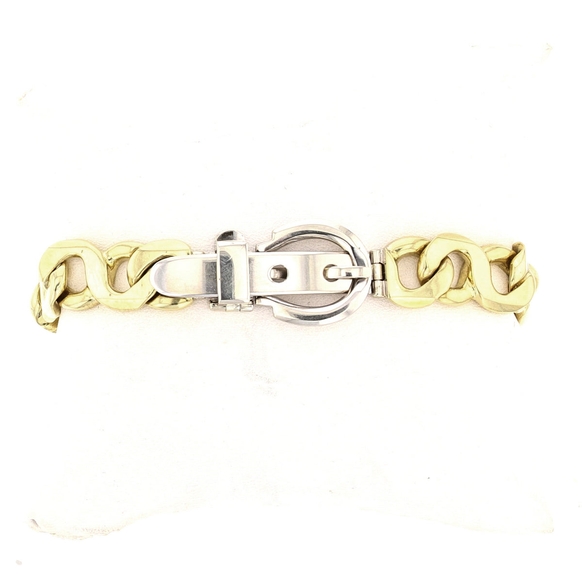 2 Tone Buckle Bracelet