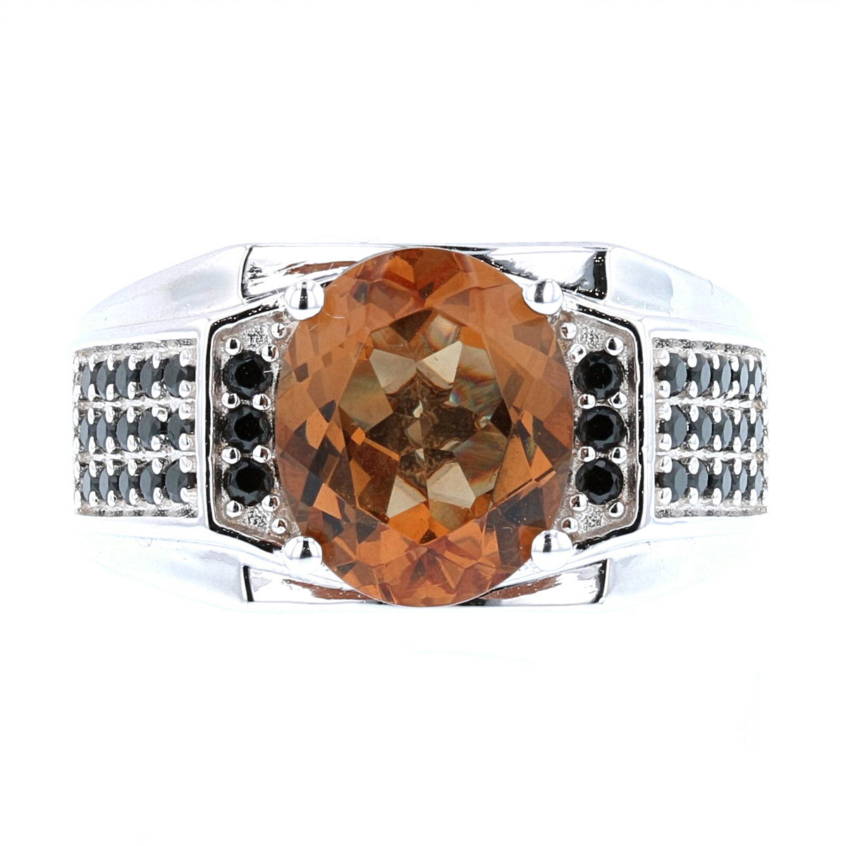 VooDooStone Men's Sterling Silver Oval Ring