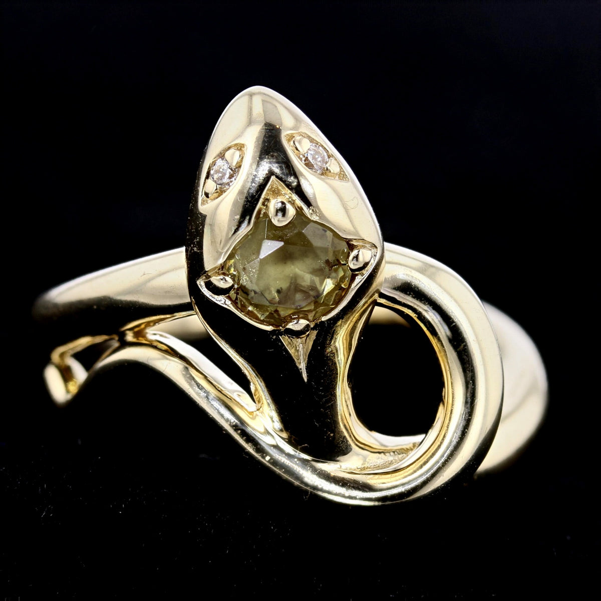 Snake Voodoo Ring 14k Yellow Gold – David's Antiques & Jewelry