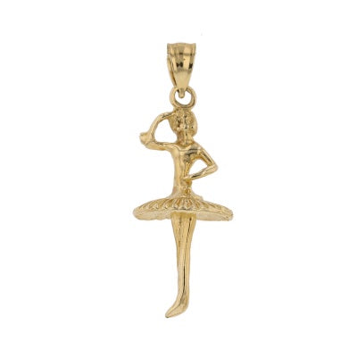 Bale Dancer Gold Pendant - David's Antiques & Jewelry