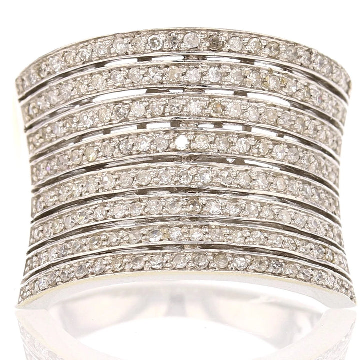 14k White Gold Diamond Ring