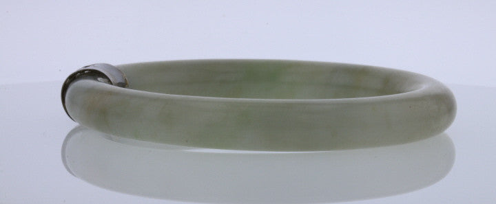 Antique Jadeite Jade Bangle - David's Antiques & Jewelry
