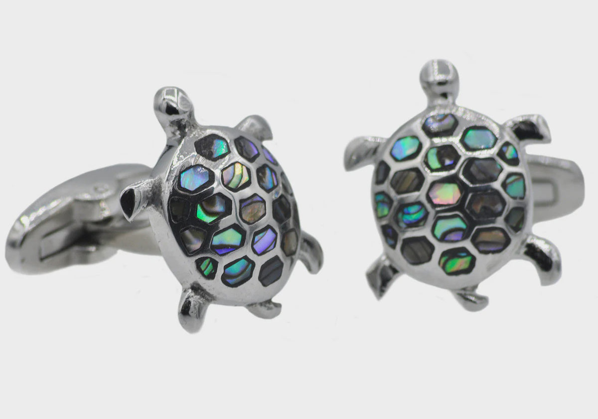 Abalone Inlay Turtle Cufflinks 892781