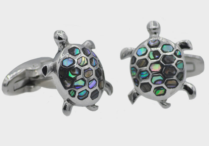 Abalone Inlay Turtle Cufflinks 892781