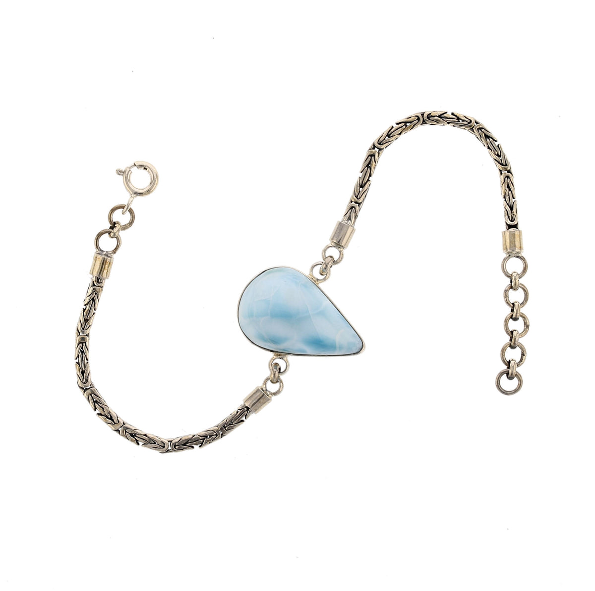 Larimar Pear Shape Bracelet
