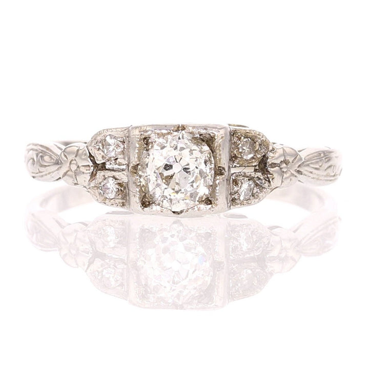 Art Deco Style Diamond Ring - David's Antiques & Jewelry
