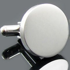 Contemporary Round Cufflinks