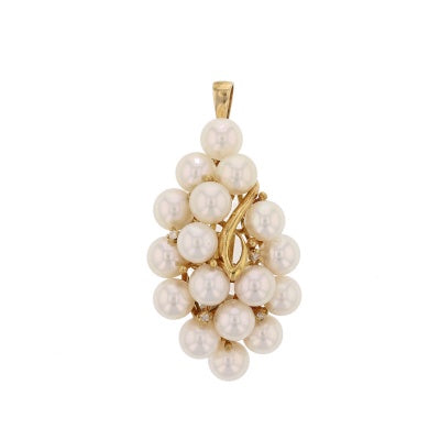 Pearl & Diamond Pendant
