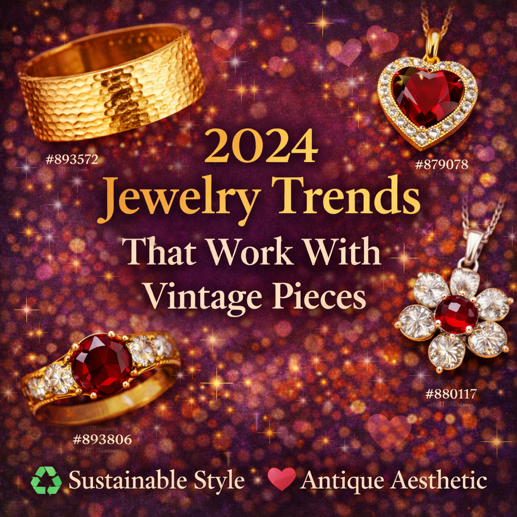 💎 2024 Jewelry Trends That Work With Vintage Pieces