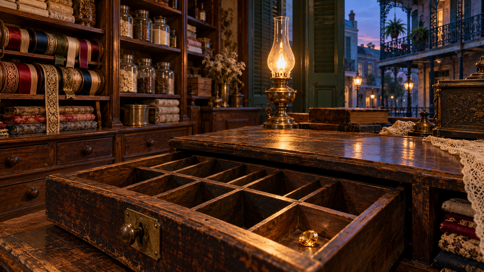 ☀️ The Merchant's Stone: A French Quarter Tale of Citrine