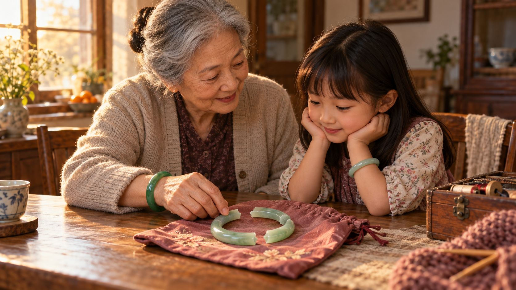 💿 The Bangle That Took the Fall: A Grandmother's Jade Story