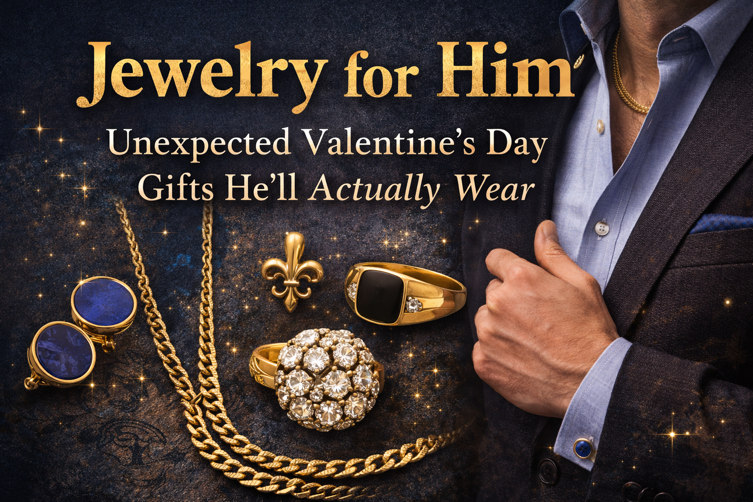 💘 Jewelry for Him: Unexpected Valentine’s Day Gifts He’ll Actually Wear