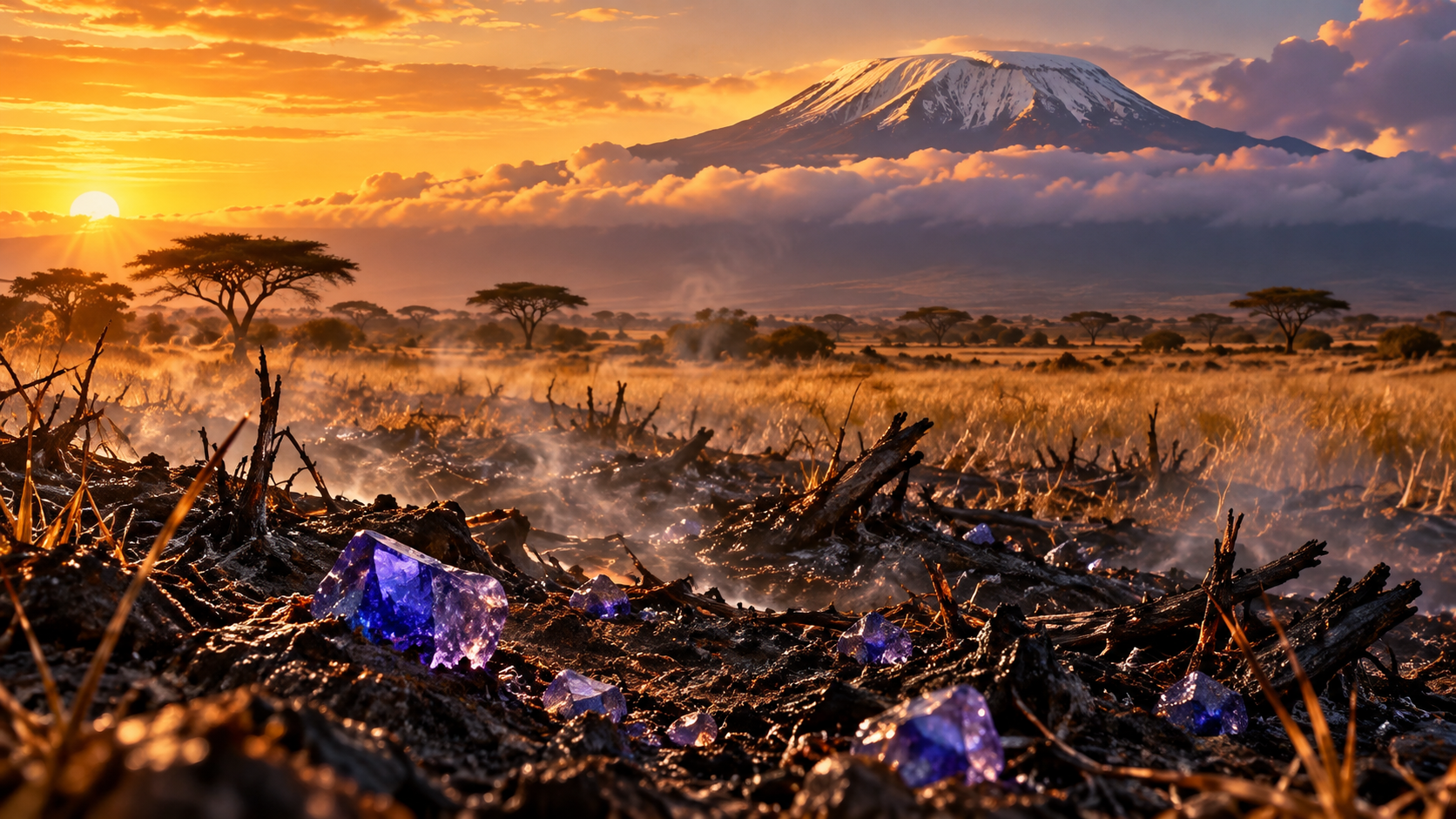 💜 Tanzanite: The Gem Found in Only One Place on Earth