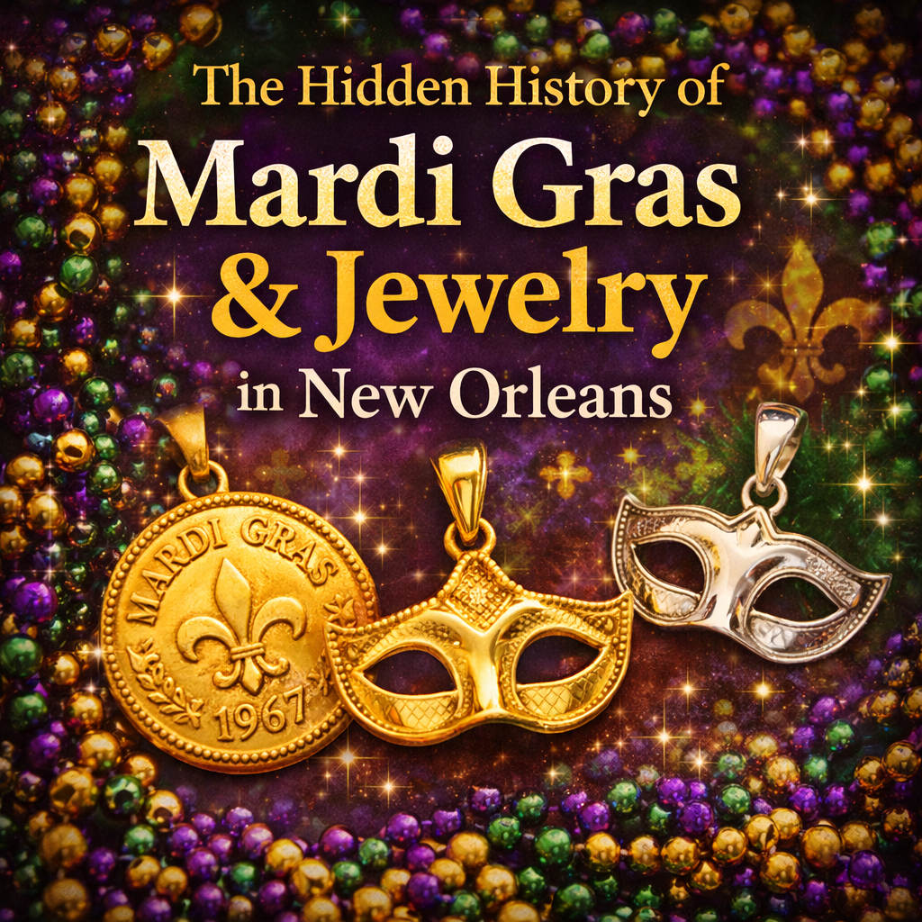 🎭 The Hidden History of Mardi Gras Beads — and What Jewelry Really Means in New Orleans
