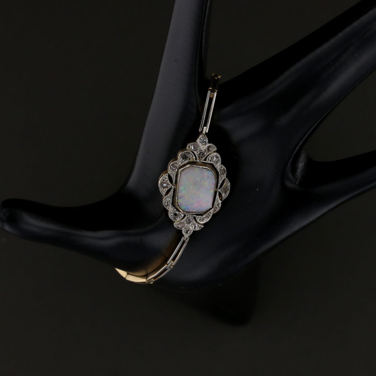 Opal & Diamond 18K Gold Bracelet
